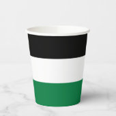 Vlag van Palestina Papieren Bekers (Links)