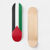 Vlag van Palestina Persoonlijk Skateboard (Voorkant)