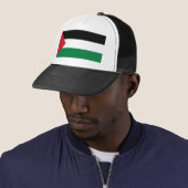 Vlag van Palestina-Pet Trucker Pet (In situ)