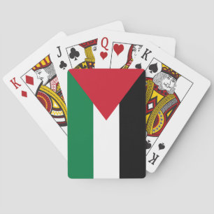 Vlag van Palestina Pokerkaarten