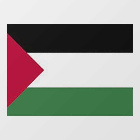 Vlag van Palestina Raam Glas Sticker (Vel)
