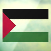 Vlag van Palestina Raam Glas Sticker (Vel 3)