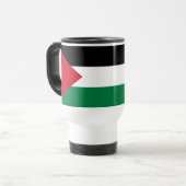 Vlag van Palestina Reisbeker (Voorkant links)