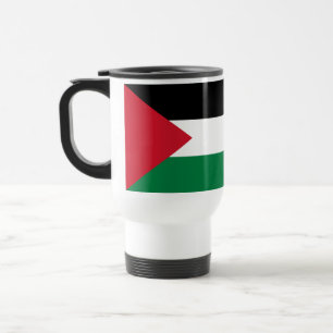 Vlag van Palestina Reisbeker