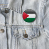 Vlag van Palestina Ronde Button 5,7 Cm (In situ)