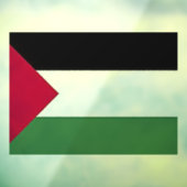 Vlag van Palestina Ruitfolie Window Glass Cling is Raamsticker (Vel 3)