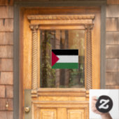Vlag van Palestina Ruitfolie Window Glass Cling Raamsticker (Huis Deur)