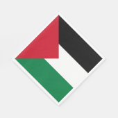 Vlag van Palestina Servet (Hoek)
