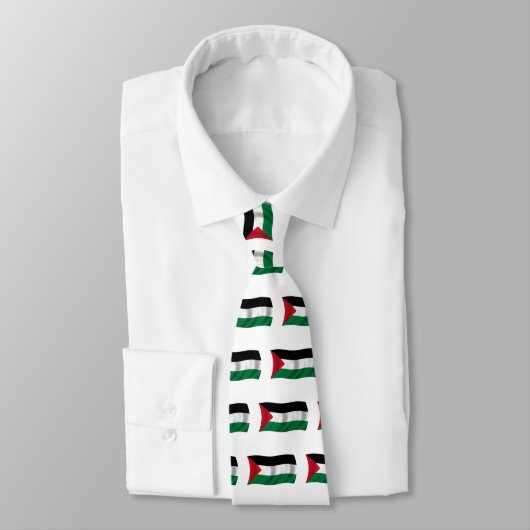 Vlag van Palestina Stropdas (Gebonden)