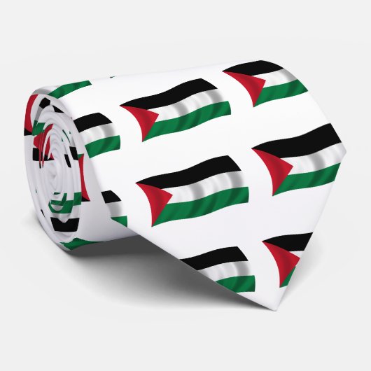 Vlag van Palestina Stropdas (Opgerold)