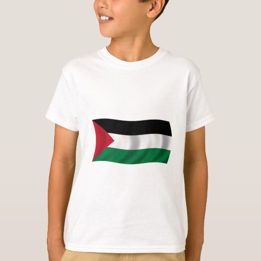 Vlag van Palestina T-shirt (Voorkant)