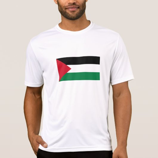 Vlag van Palestina T-shirt (Voorkant)