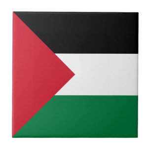 Vlag van Palestina Tegeltje
