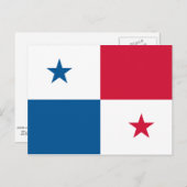 Vlag van Panama Briefkaart (Voorkant / Achterkant)
