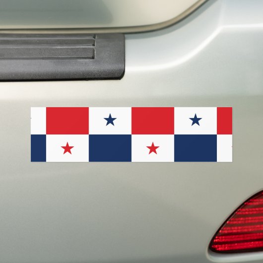Vlag van Panama Bumpersticker (Op auto)