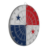 Vlag van Panama Dartbord (Voorkant Links)