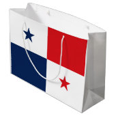 Vlag van Panama Groot Cadeauzakje (Achterkant Gekanteld)