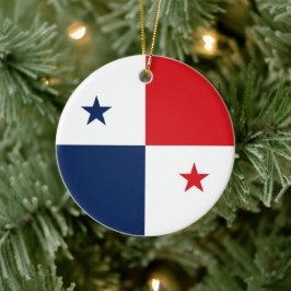 Vlag van Panama Keramisch Ornament