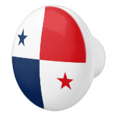 Vlag van Panama Keramische Knop (Rechts)