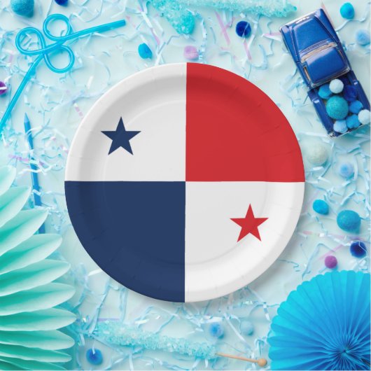 Vlag van Panama Papieren Bordje (Feest)