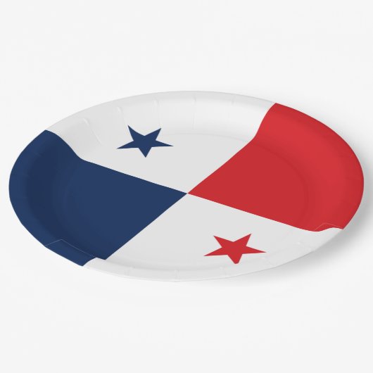 Vlag van Panama Papieren Bordje (Gekanteld)