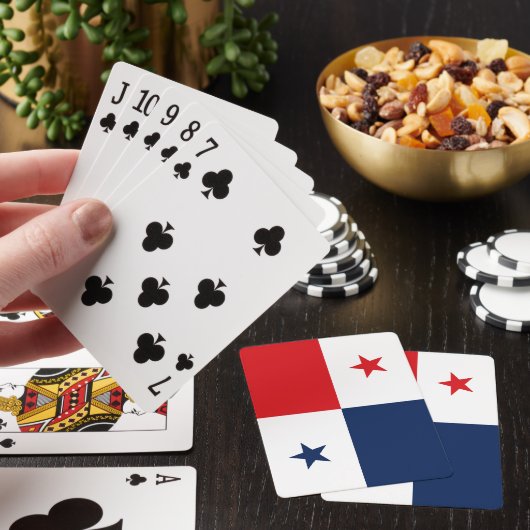 Vlag van Panama Pokerkaarten (Insitu)