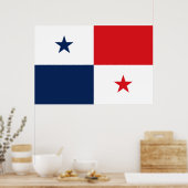Vlag van Panama Poster (Keuken)