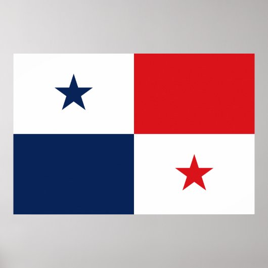 Vlag van Panama Poster (Voorkant)