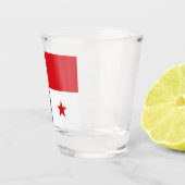 Vlag van Panama Shot Glas (Rechts)