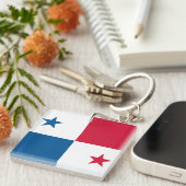 Vlag van Panama Sleutelhanger (Voorkant Rechts)