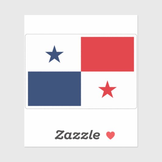 Vlag van Panama Sticker (Vel)