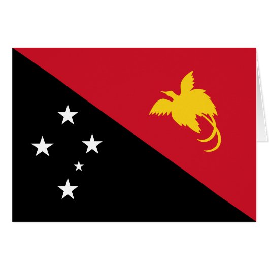 Vlag van Papoea-Nieuw-Guinea (Voorkant Horizontaal)