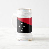 Vlag van Papoea-Nieuw-Guinea Bierpul (Voorkant links)