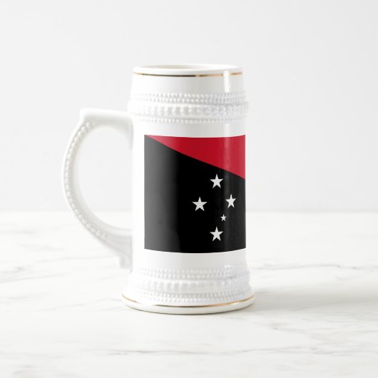 Vlag van Papoea-Nieuw-Guinea Bierpul (Links)