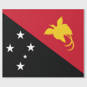 Vlag van Papoea-Nieuw-Guinea Cadeaupapier (Vlak)