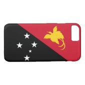 Vlag van Papoea-Nieuw-Guinea Case-Mate iPhone Case (Achterkant (Horizontaal))
