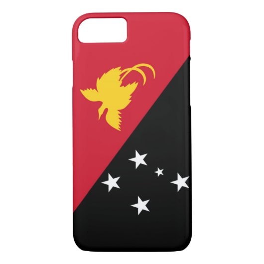 Vlag van Papoea-Nieuw-Guinea Case-Mate iPhone Case (Achterkant)