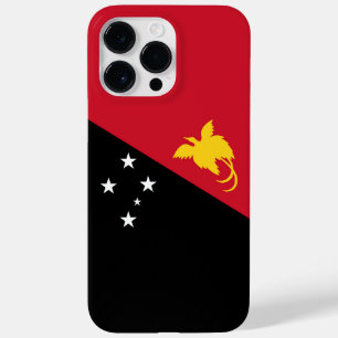 Vlag van Papoea-Nieuw-Guinea Case-Mate iPhone 14 Pro Max Hoesje