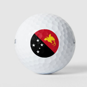 Vlag van Papoea-Nieuw-Guinea Golfballen