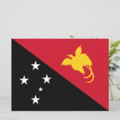 Vlag van Papoea-Nieuw-Guinea Kaart (Staand voorkant)