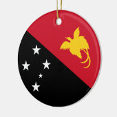 Vlag van Papoea-Nieuw-Guinea Keramisch Ornament (Links)