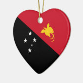 Vlag van Papoea-Nieuw-Guinea Keramisch Ornament (Links)