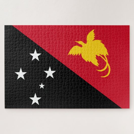 Vlag van Papoea-Nieuw-Guinea Legpuzzel (Horizontaal)