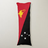 Vlag van Papoea-Nieuw-Guinea Lichaamskussen (Voorkant Verticaal)