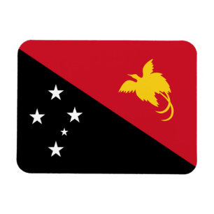 Vlag van Papoea-Nieuw-Guinea Magneet