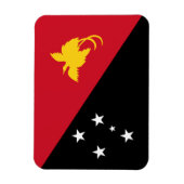 Vlag van Papoea-Nieuw-Guinea Magneet (Verticaal)