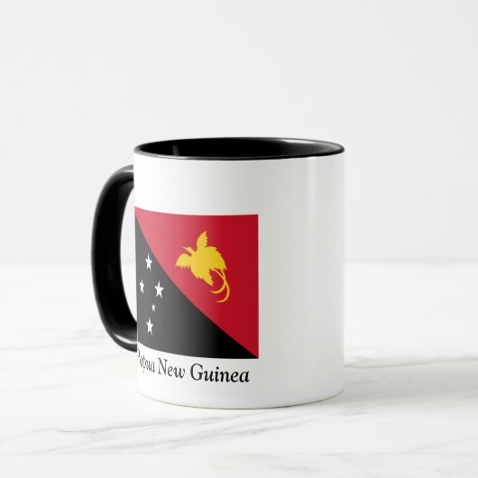 Vlag van Papoea-Nieuw-Guinea Mok (Voorkant links)