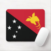 Vlag van Papoea-Nieuw-Guinea Muismat (Met muis)