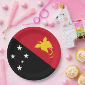 Vlag van Papoea-Nieuw-Guinea Papieren Bordje (Feest)