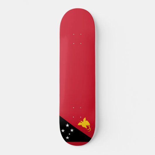 Vlag van Papoea-Nieuw-Guinea Persoonlijk Skateboard (Voorkant)